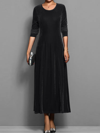 Luxurious Plush Evening Dress