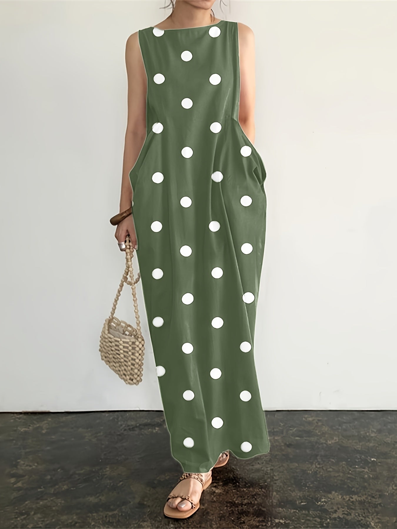 Classic Spotted Women's Dress