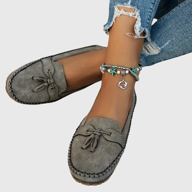 Cozy Slip On Leather Loafers