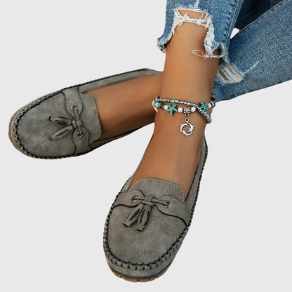 Cozy Slip On Leather Loafers