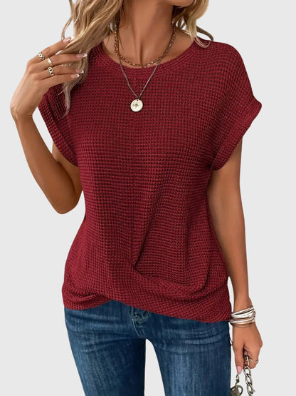 Relaxed Fit V-Neck T-Shirt For Women