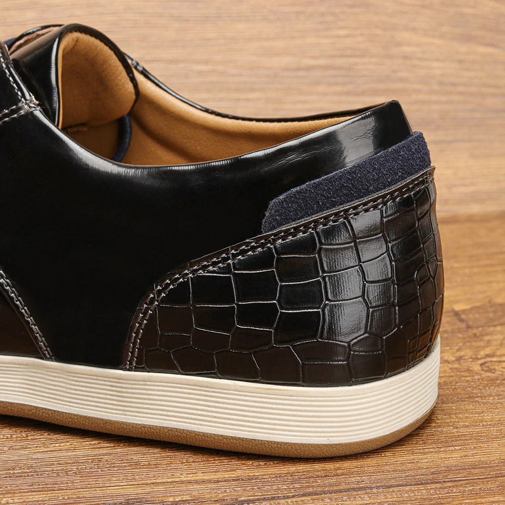 Premium Leather Low Top Shoes