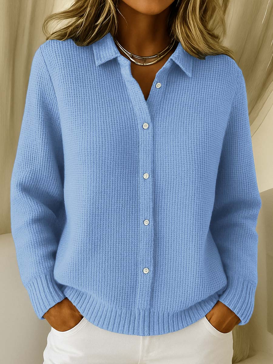 Timeless Open Front Cardigan Sweater - VibreMode