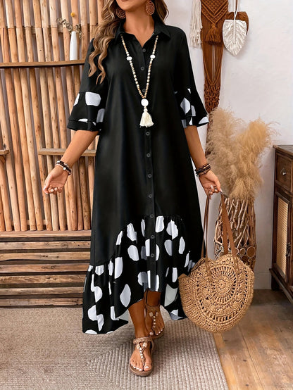Warm Honey Spotted Sundress