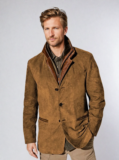 Men's Vintage Style Leather Jacket