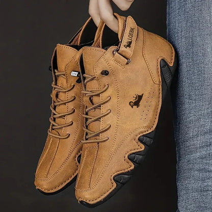 Leather Walking Shoes Comfortable Balance Design