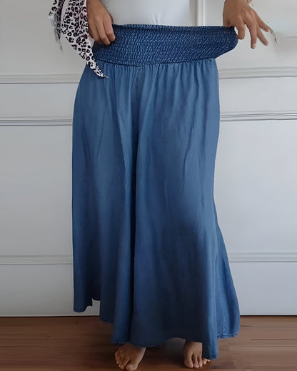 Soft Elastic Waist Pants for Women