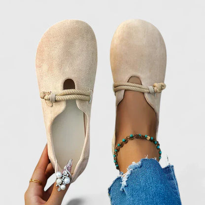 Women's Flat Slip-On Loafers Rounded Toe - VibreMode
