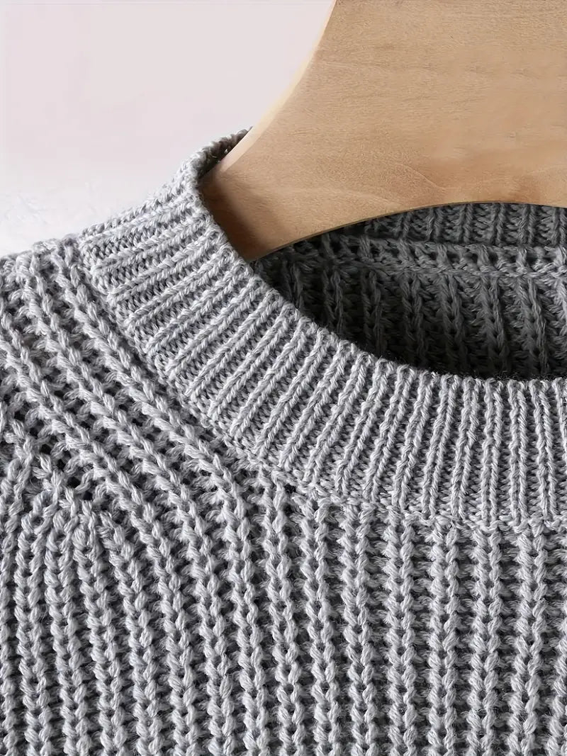 Fashionable Women's Cropped Sweater