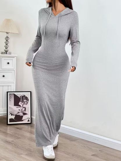 Fitted Long Sleeve Party Dress