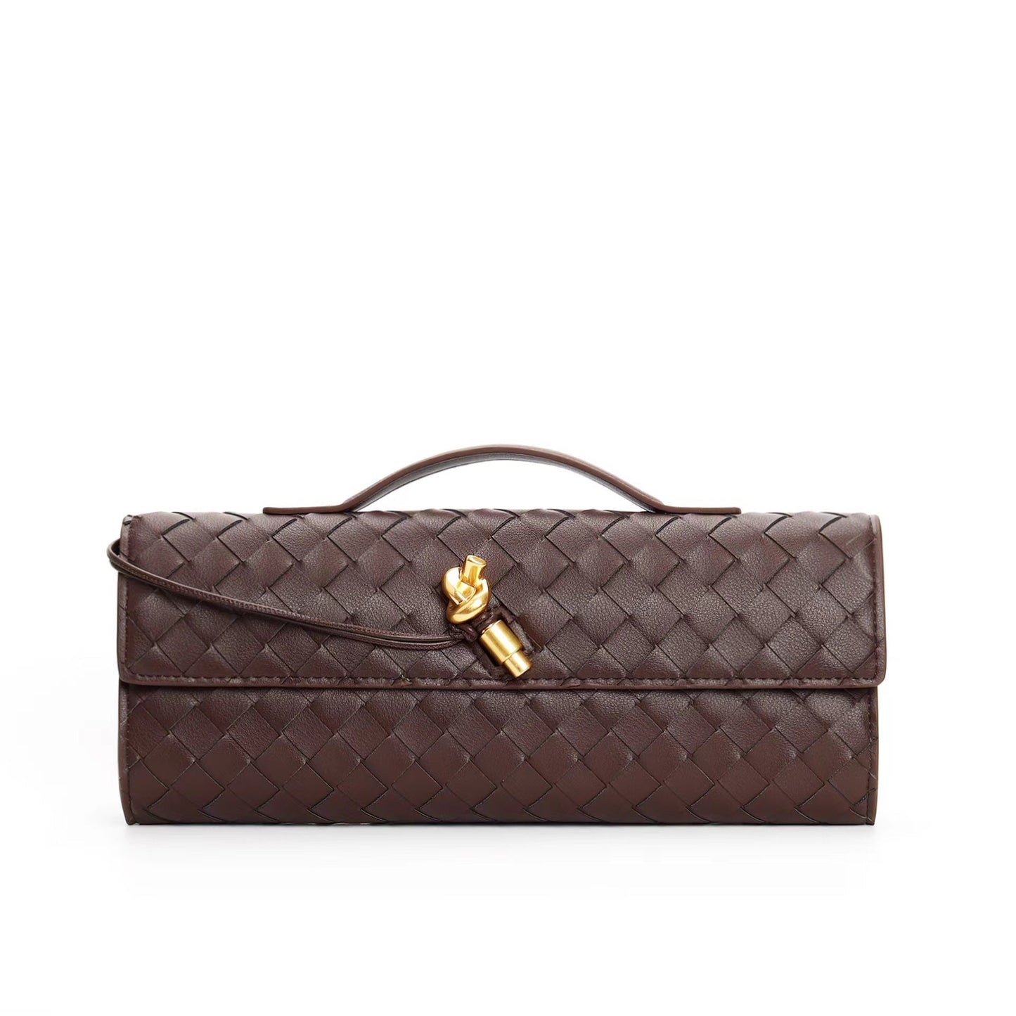 Women's Leather Backpack Braided Strap