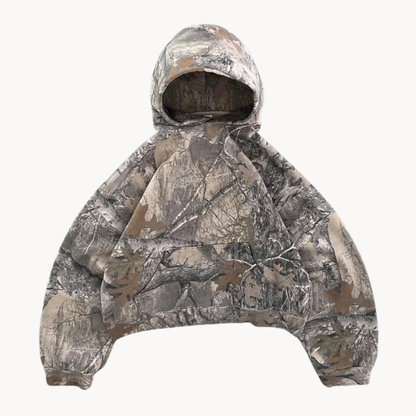 Camouflage Hoodie Relaxed Fit - VibreMode