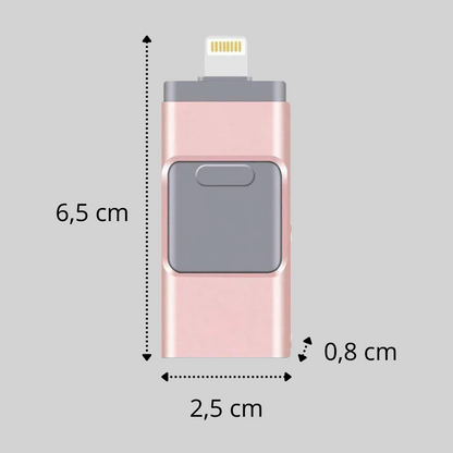 4-In-1 Usb Flash Drive Multi Connector Storage