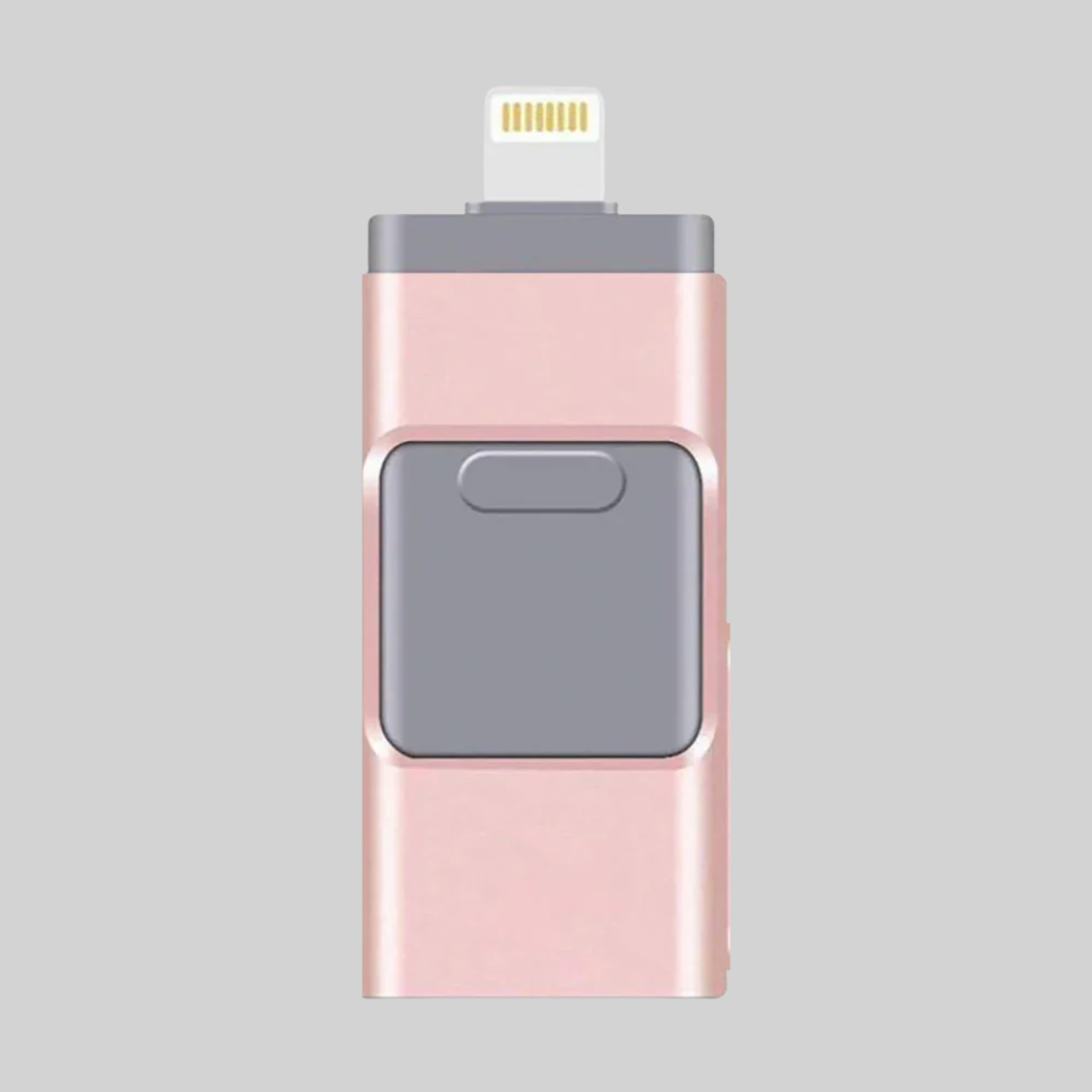 4-In-1 Usb Flash Drive Multi Connector Storage