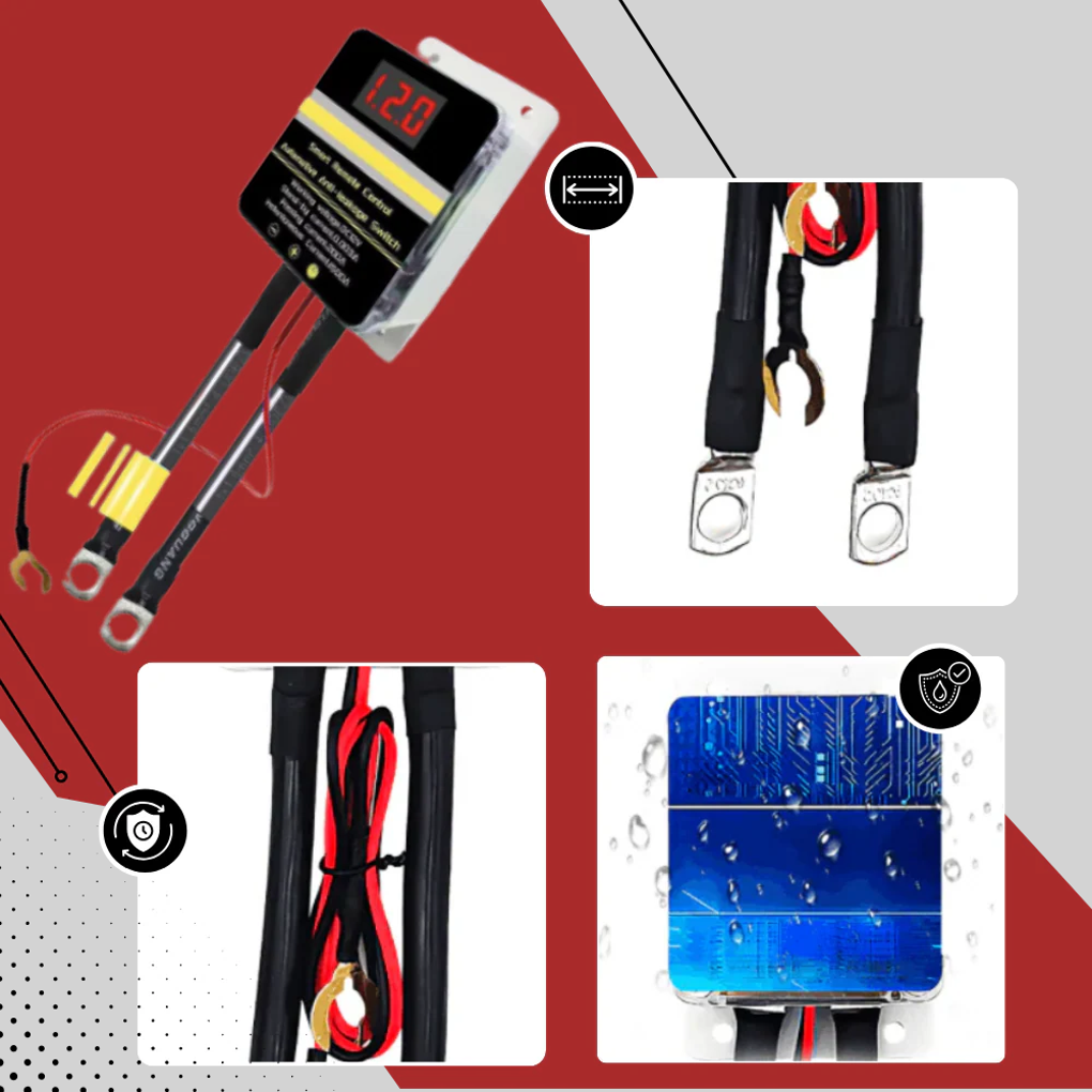 Remote Car Battery Kill Switch Disconnect Device