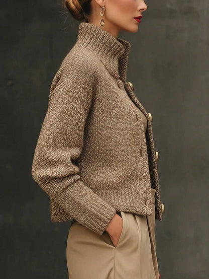 Image of Edith | Women's Cropped Button-Front Jacket