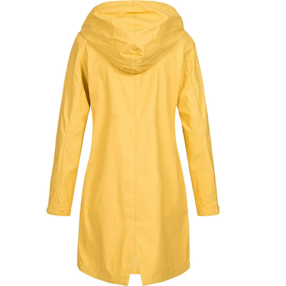 Women's Waterproof Raincoat Lightweight Breathable Black