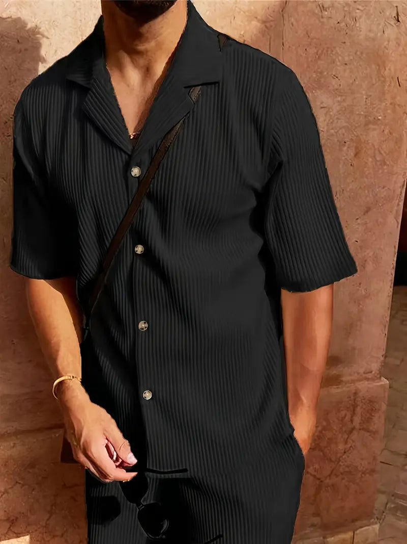 Linen Casual Summer Pants Set