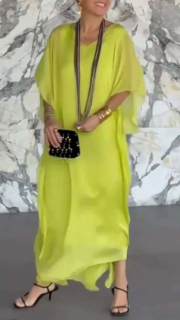 Elegant Flowy Summer Dress - VibreMode