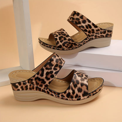 Women's Wedge Sandals Bordeaux
