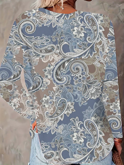 Women's Floral Long Sleeve T-Shirt