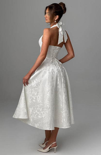 Elegant Ladies Formal Halter Dress