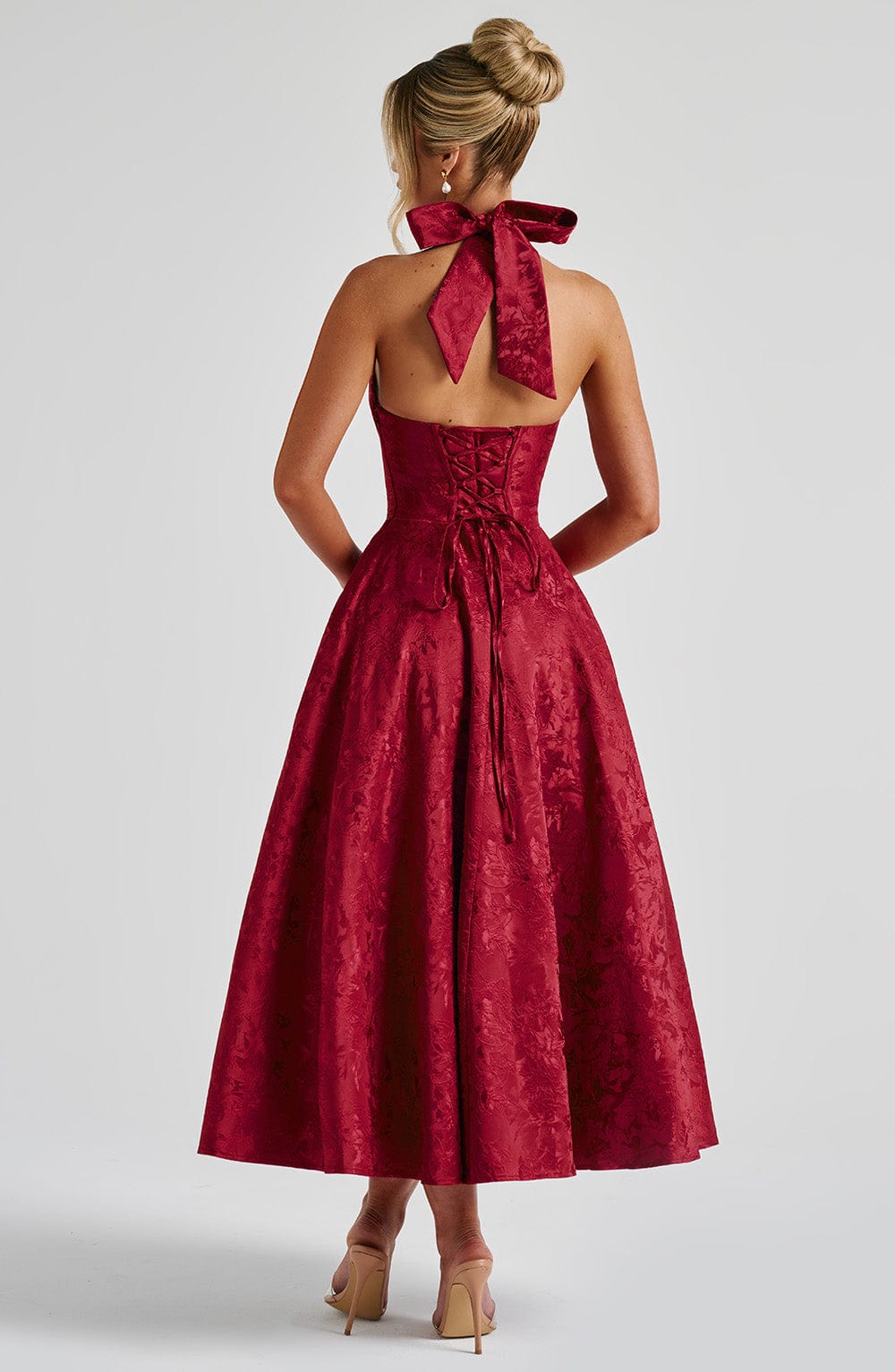 Chic Strapless Evening Dress
