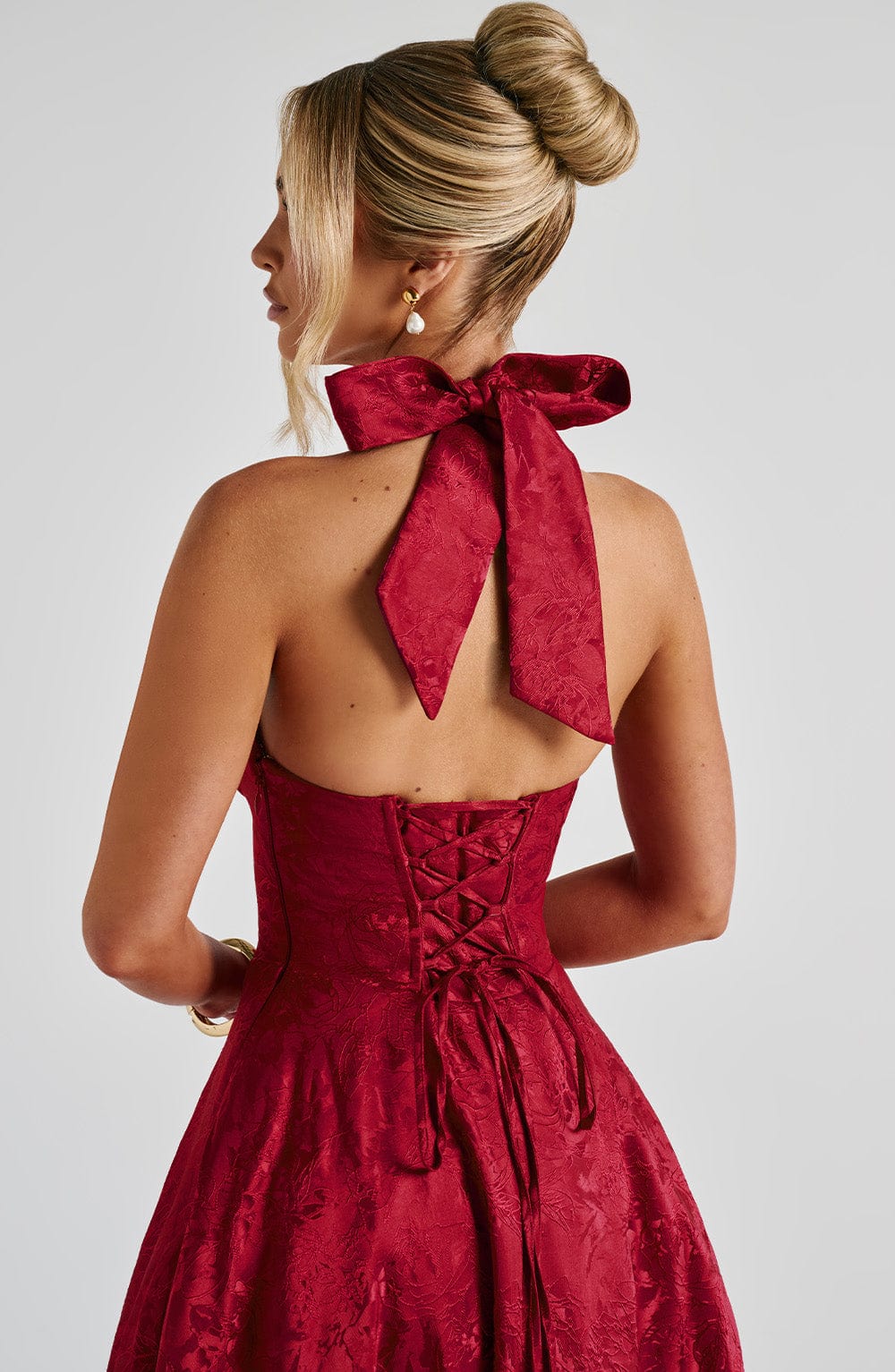 Chic Strapless Evening Dress
