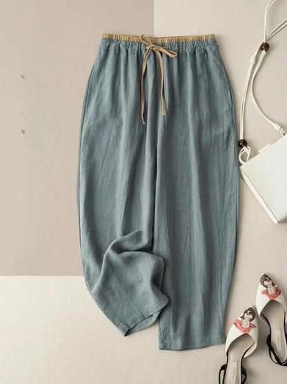 Women's Linen Summer Pants - VibreMode