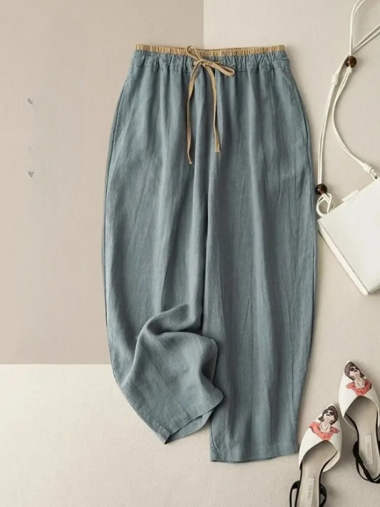Women's Linen Summer Pants - VibreMode