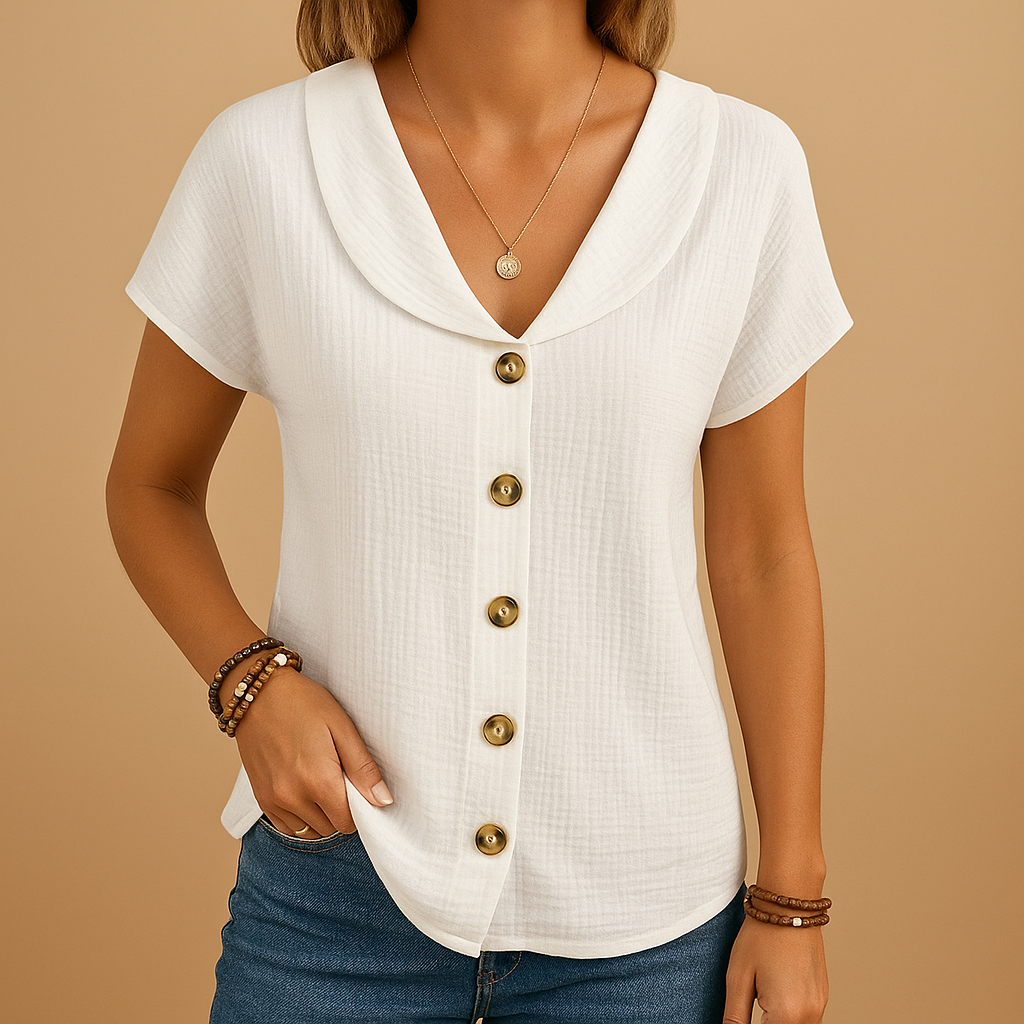 Women's Collared Blouse - VibreMode