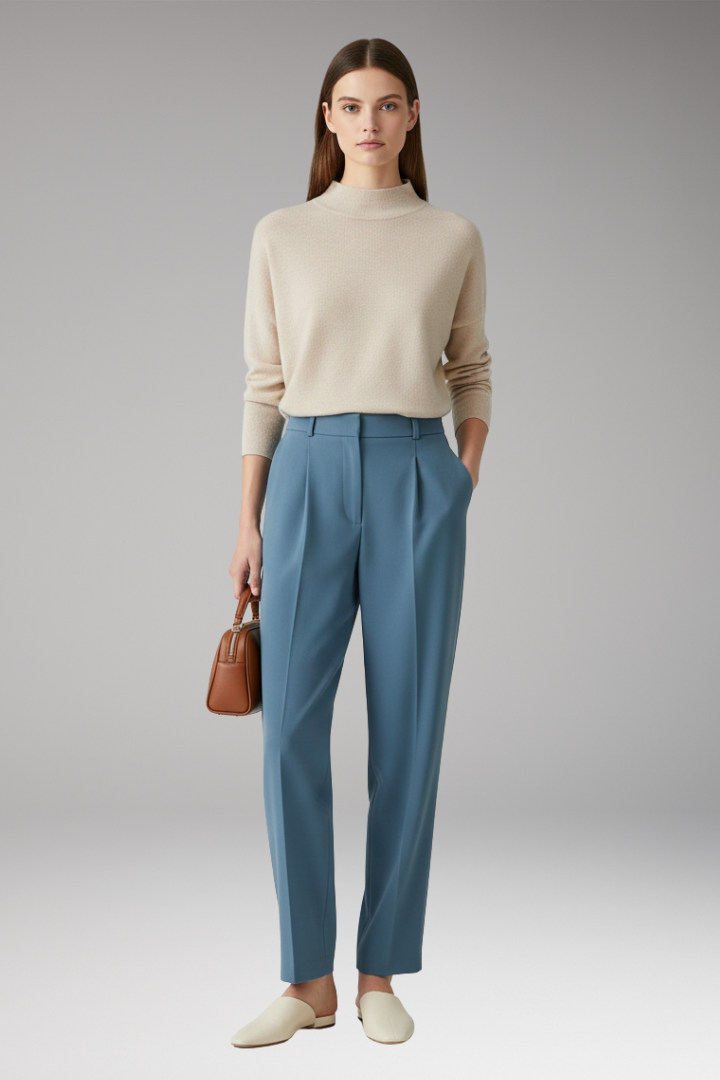 Women's Straight Pants Crease-