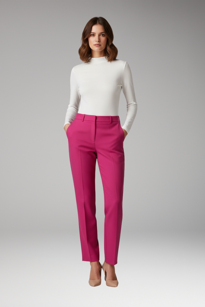 Women's Straight Pants Crease-