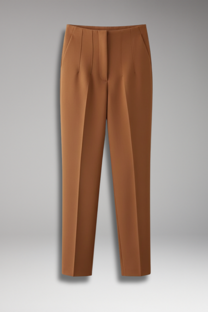 Women's Straight Pants Crease- - VibreMode