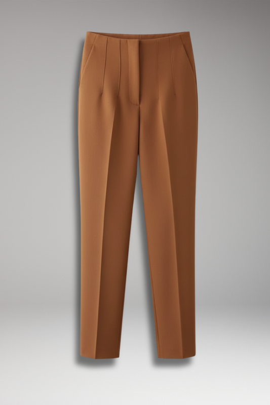 Women's Straight Pants Crease- - VibreMode