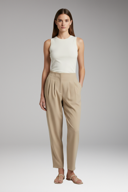 Women's Straight Pants Crease-