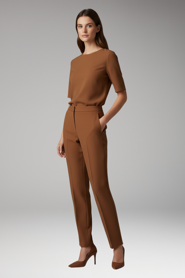 Women's Straight Pants Crease-