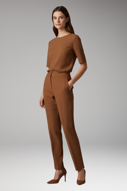 Women's Straight Pants Crease-