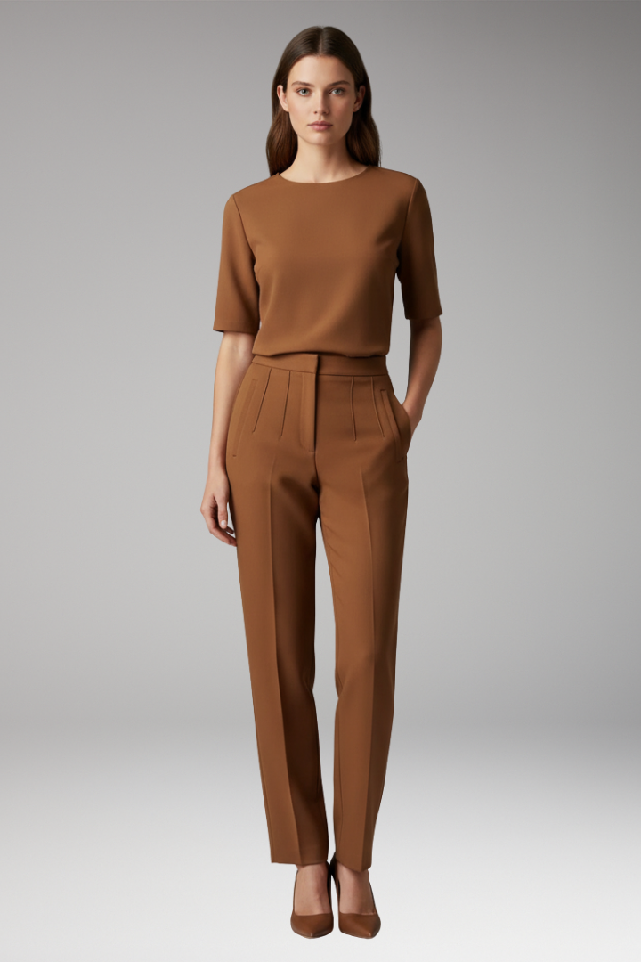 Women's Straight Pants Crease-