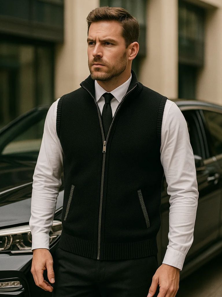 Soft Cable Fleece Vest - VibreMode