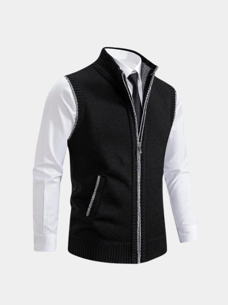 Soft Cable Fleece Vest