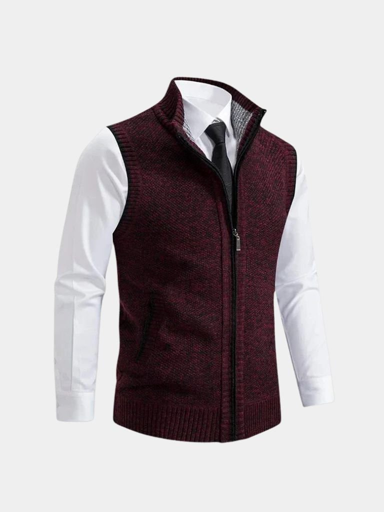 Soft Cable Fleece Vest