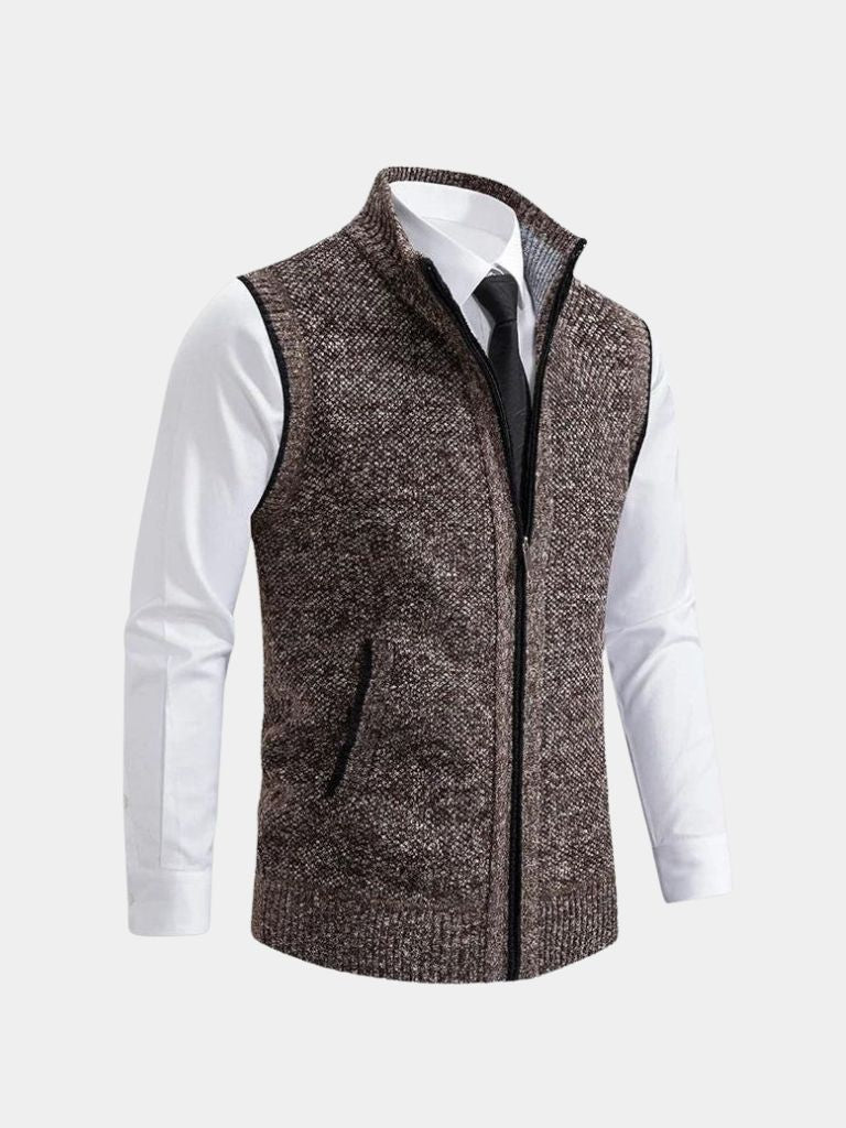 Soft Cable Fleece Vest