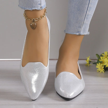 Chic Ladies Low Heel Pumps