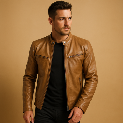 Men’s elegant lightweight jacket with a comfortable fit, suitable for summer wear, mid-season layering, and both casual and formal occasions.