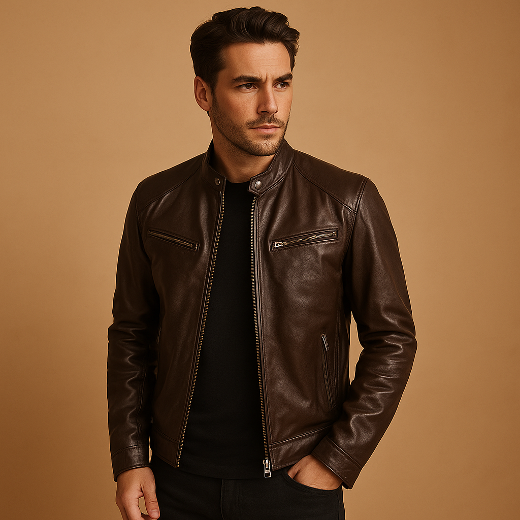 Men’s elegant lightweight jacket with a comfortable fit, suitable for summer wear, mid-season layering, and both casual and formal occasions.