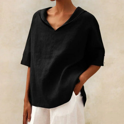 Women's Linen Shirt Natural Breathable