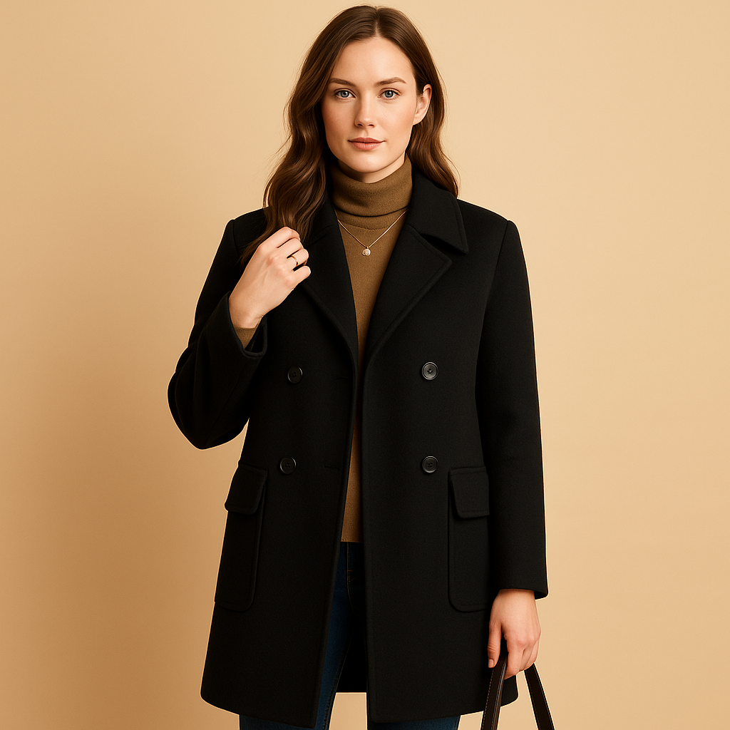 Stylish Women's Long Trench Coat - VibreMode
