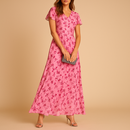 Elegant midi dress for women with a flattering fit and classic cut, suitable for work, evening outings, and special occasions.