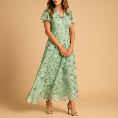 Elegant midi dress for women with a flattering fit and classic cut, suitable for work, evening outings, and special occasions.